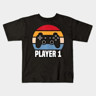 1  2 Couple Matching Video Gamer Kids T-Shirt